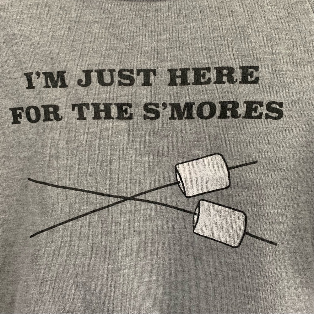 Project Social Tee I’m just here for the s’mores gray pullover - Picture 4 of 4